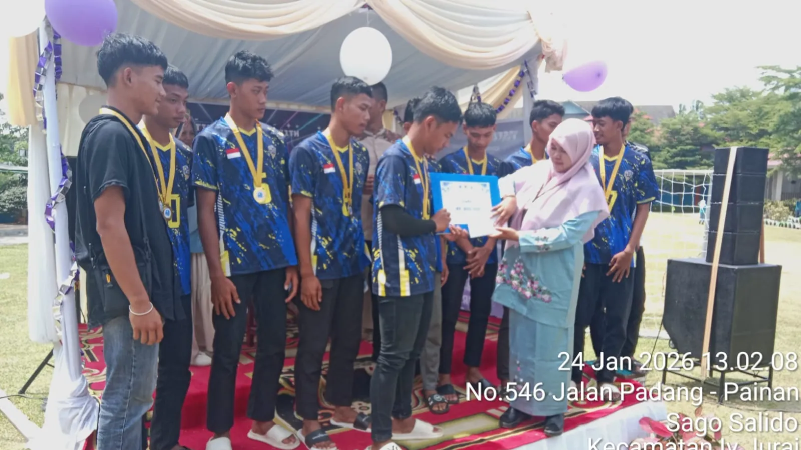 Juara 1 Voli Tingkat Kabupaten Pesisir Selatan
